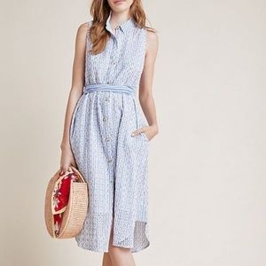 SALE ANTHROPOLOGIE KISMET MIDI SHIRT DRESS